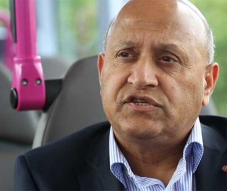 Mohammad Taj on bus